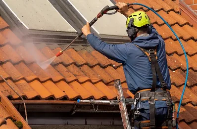 Démoussage et hydrofuge de toiture à Trézioux